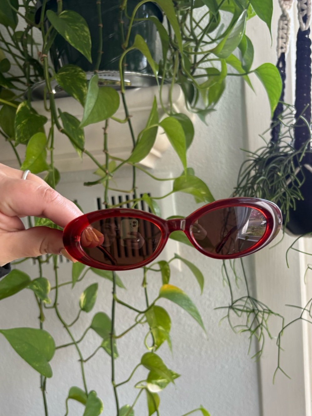 Crap Eyewear Sweet Leaf Red Sunglasses
